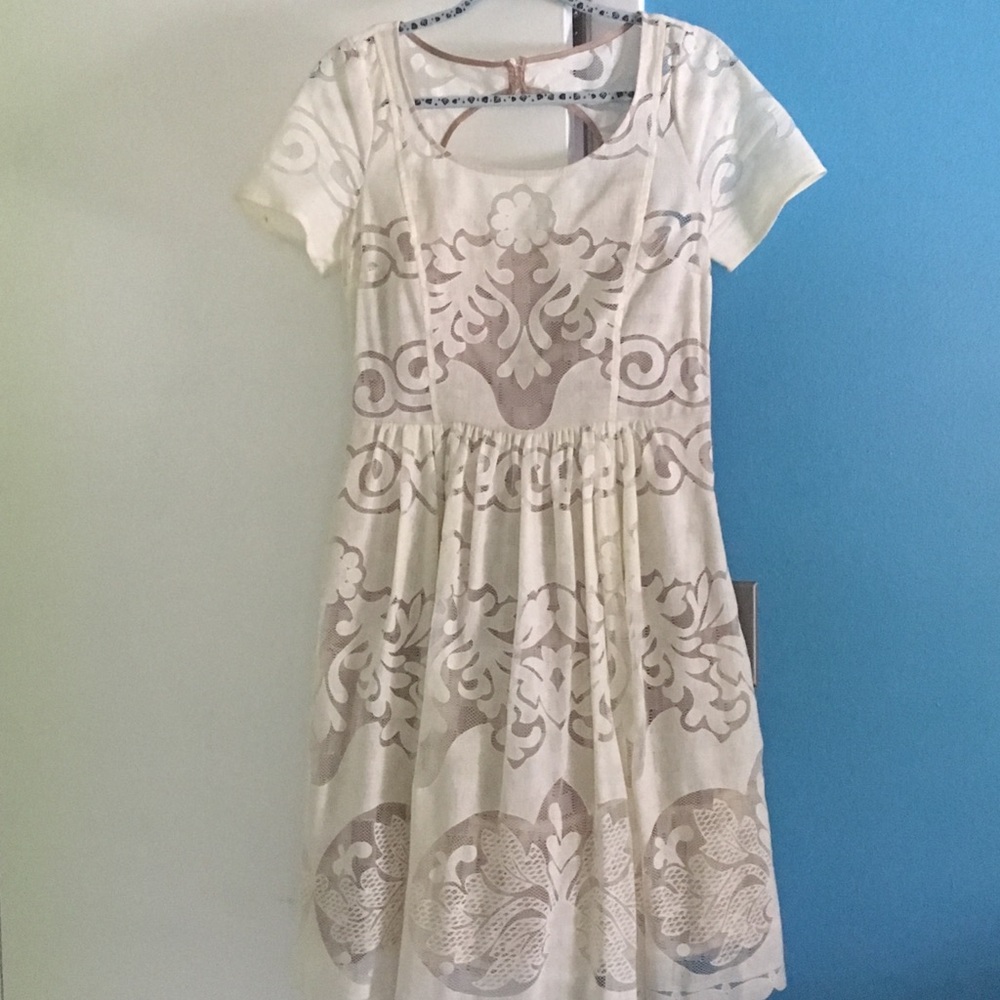 Tracy Reese lace midi dress